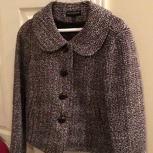 Warm brown tweed blazer